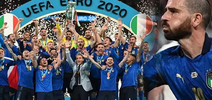 อิตาลี คว้าถ้วย แชมป์ยูโร 2020 แบบไร้พ่าย 7 นัด ในรอบสุดท้าย
